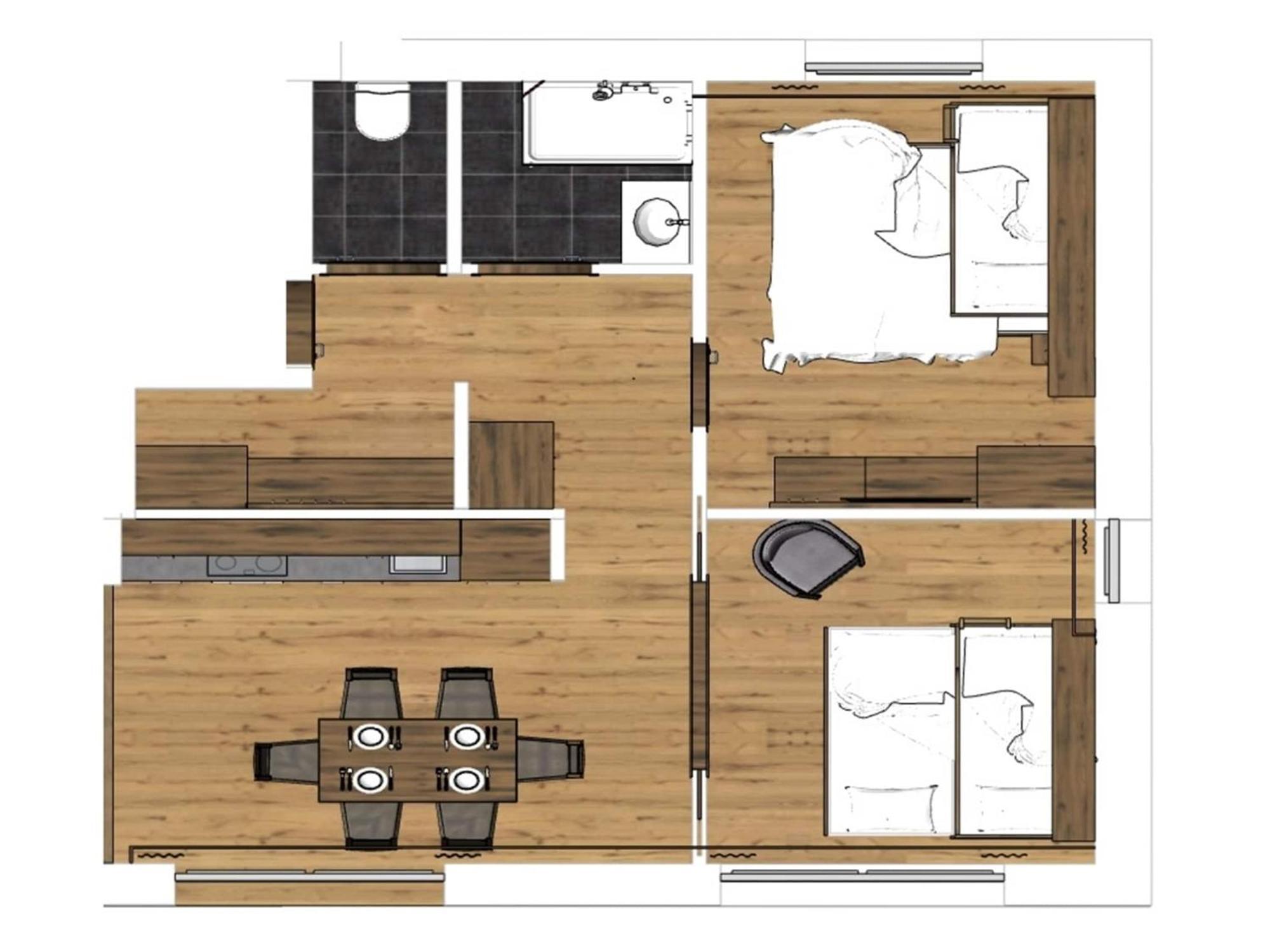 Large Apartment In Sankt Georgen With Balcony Fürstau Eksteriør bilde